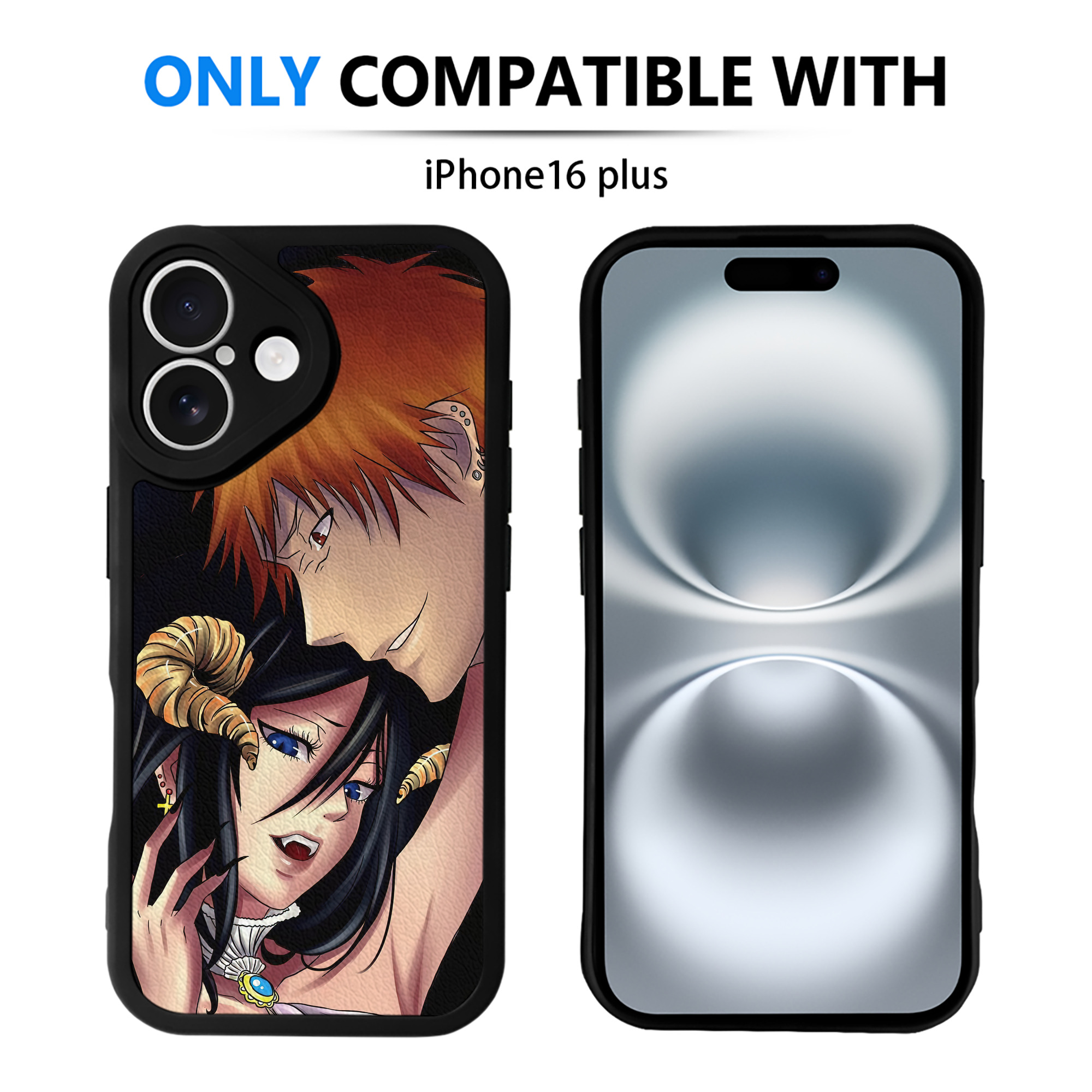 （画像用） ブリーチ BLEACH 【iPhone 16シリーズ対応】シリコンスマホケース（レザー調） 材質：シリコン